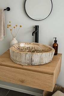 Marblechic Lavabo Madera Fosilizada Indonesia