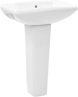 Lavabo de Pie con Columna Ceramica 580x470mm