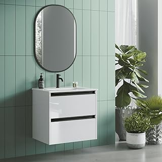 Mueble Suspendido Fondo Reducido con Lavabo