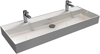 Aqua Bagno Lavabo Doble Ceramica 120cm