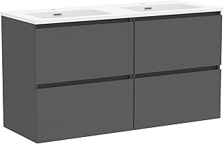 Baikal Klay 120cm Gris Oscuro + Lavabo