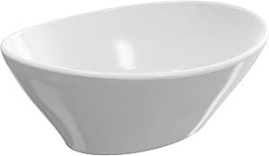 BAIKAL Lavabo Curvo 41x33x14 Blanco Brillo