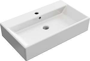 BAIKAL Lavabo Recto Blanco Brillo