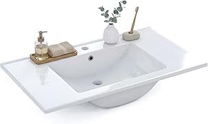 duehome Volga Lavabo Ceramico Rectangular